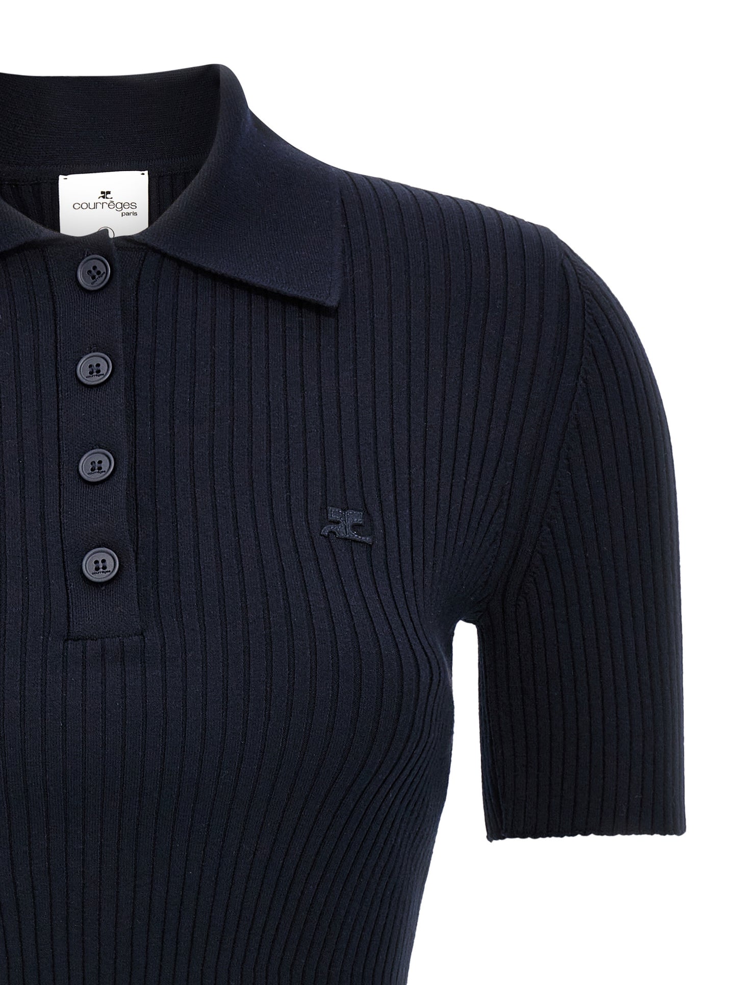 Ribbed polo shirt Polo
