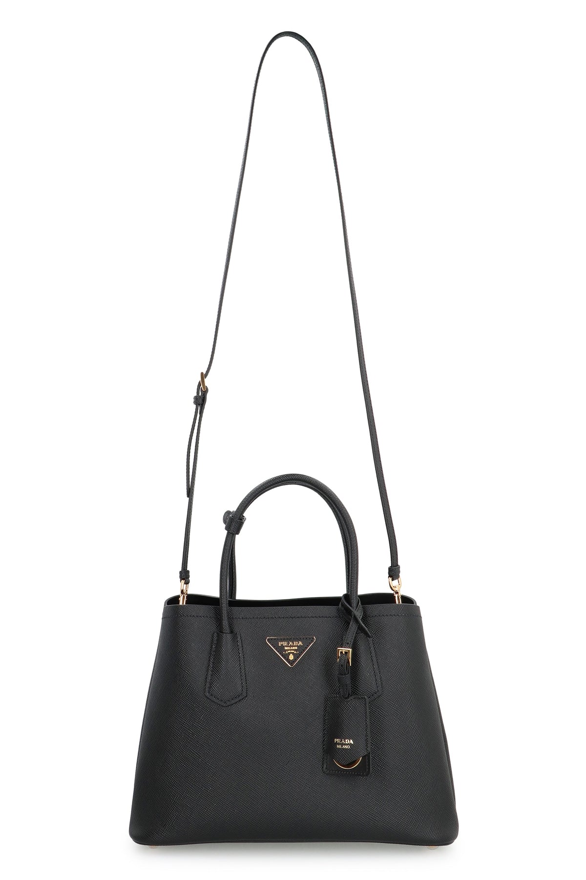 Prada Double medium Leather handbag