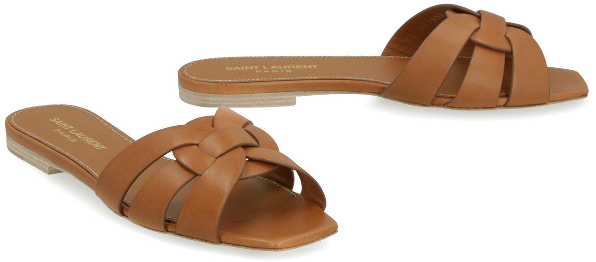 Saint Laurent Tribute leather mules