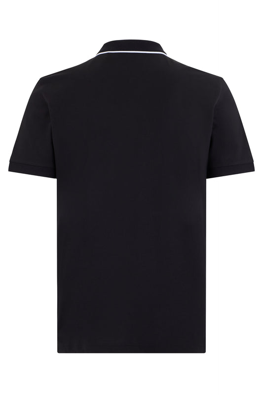 Cotton polo with zip RTW