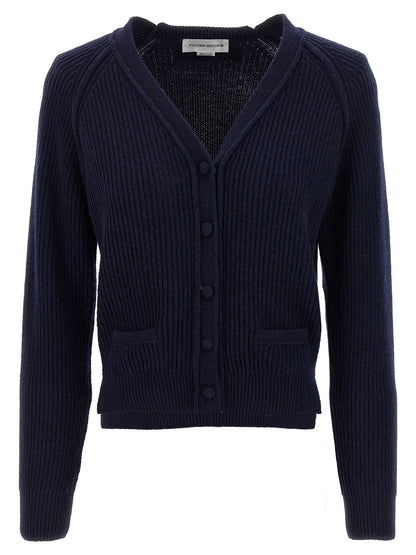 'Stepped Hem' cardigan Sweater, cardigans