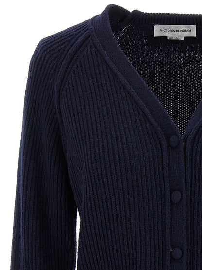 'Stepped Hem' cardigan Sweater, cardigans