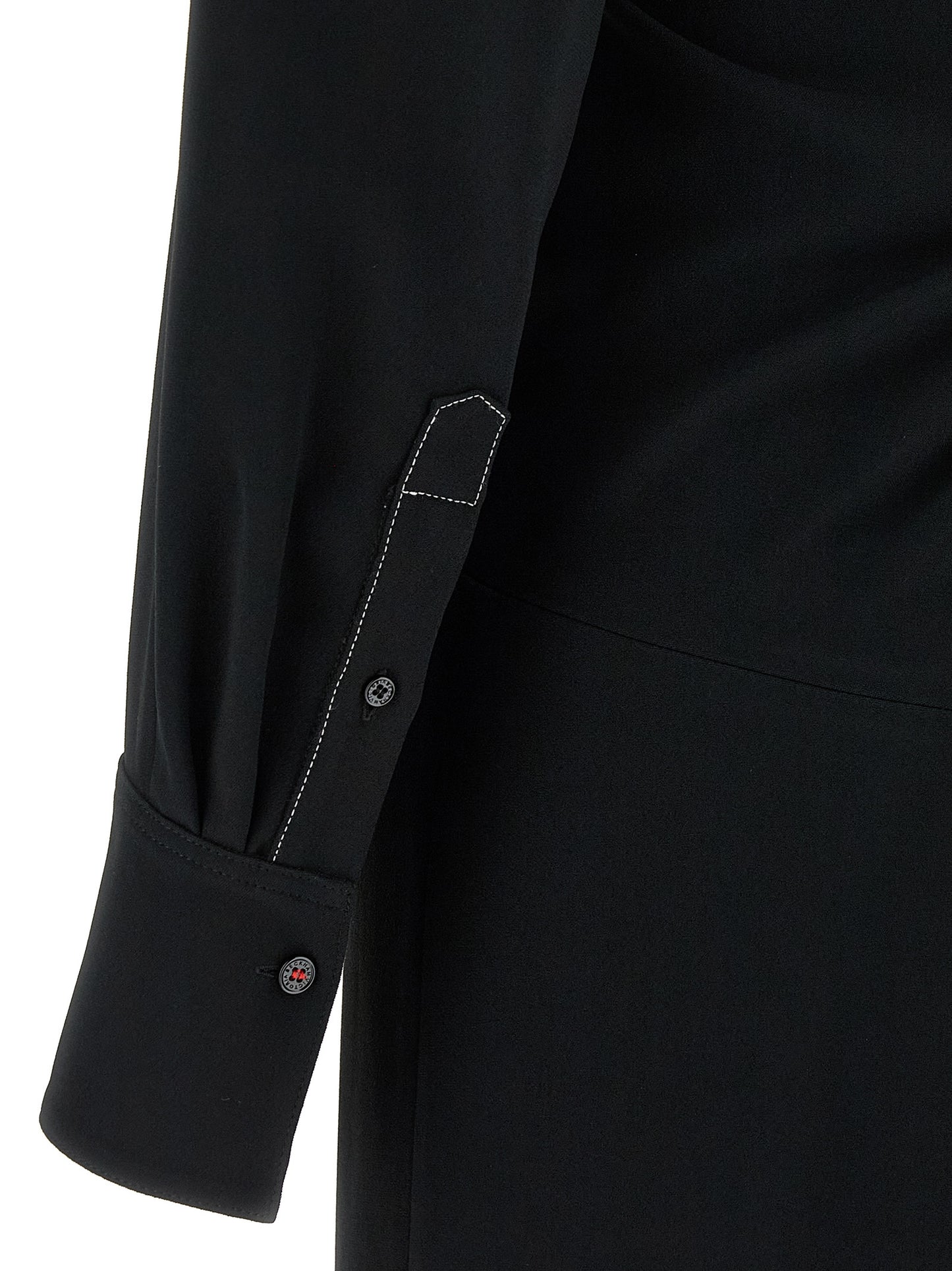 'Long Sleeve Polo Collar Midi' dress Dresses