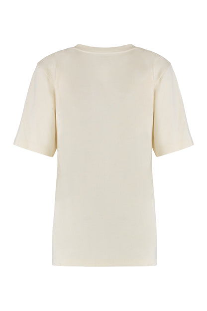 Round neck T-shirt Allen in silk RTW