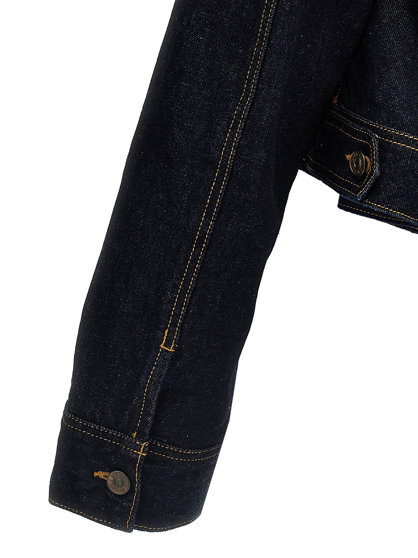 Denim cropped jacket Down jacket, Parka, Casual jackets