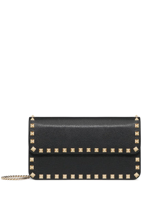 Valentino Garavani Rockstud clutch bag in leather