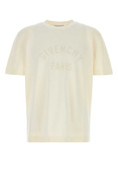 Givenchy Embellished knit short sleeves t-shirt
