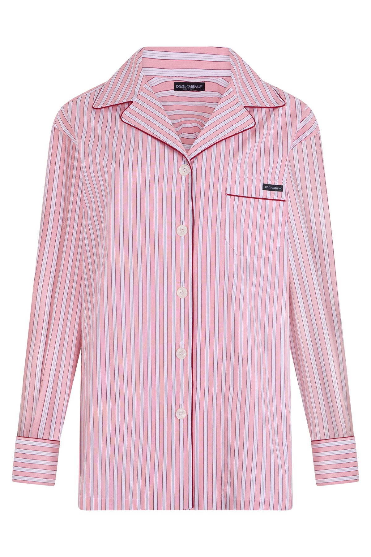 Shirt in striped poplin RTW