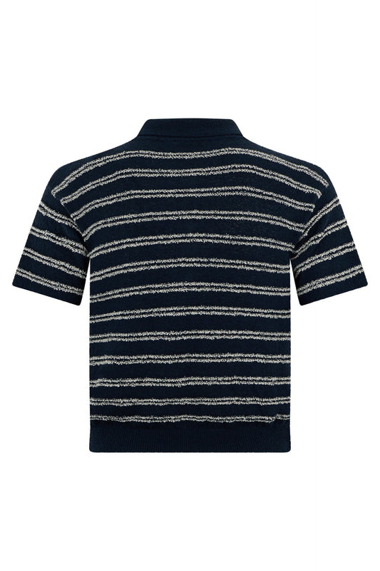 Striped cotton polo RTW