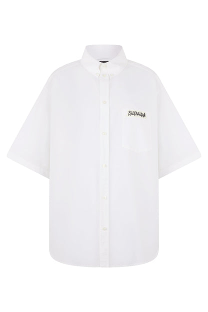 Oversized Shirt with Short Sleeves RTW