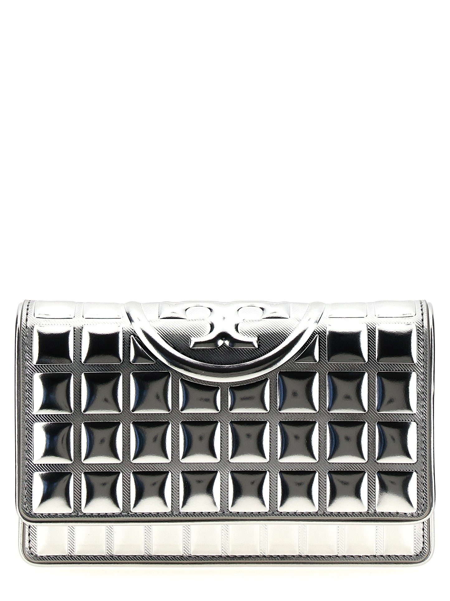 'Fleming Metallic Square Quilt' wallet on chain Wallets, card holders