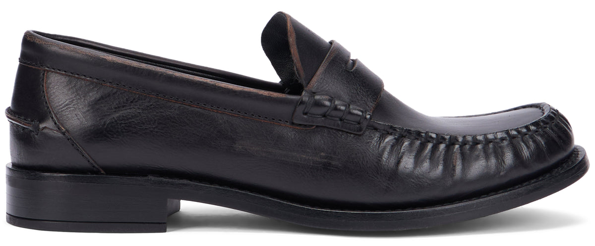 Penny loafers in leather RTW