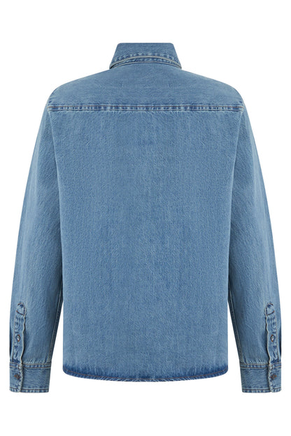 Denim shirt with long sleeves RTW