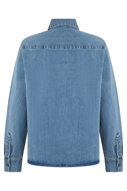 Denim shirt with long sleeves RTW