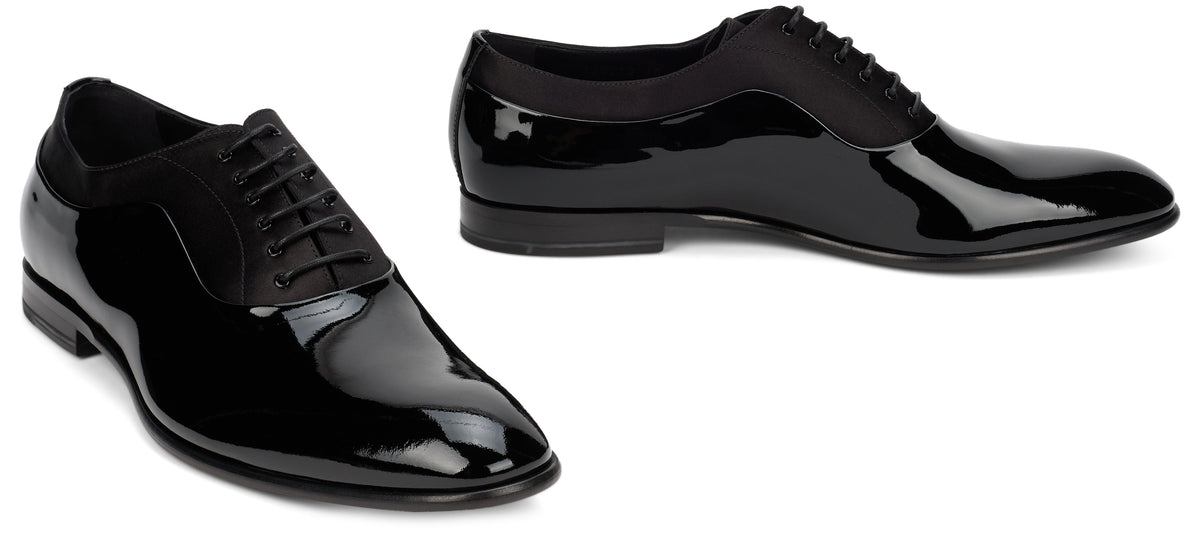 Shiny leather shoes SHOES