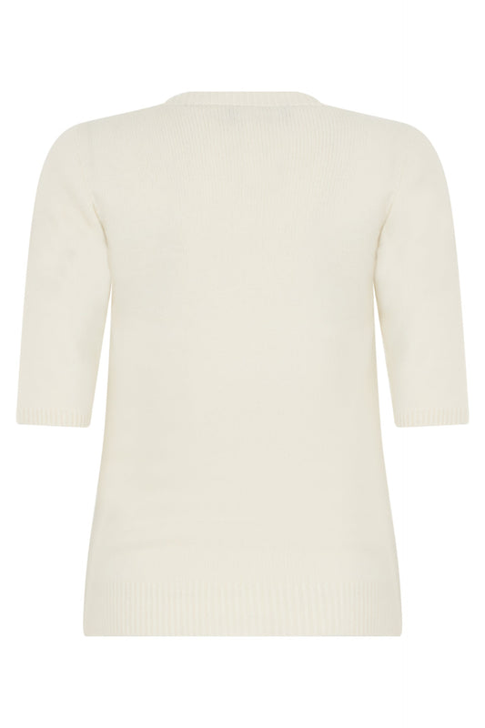 Crew neck shirt with applications RTW