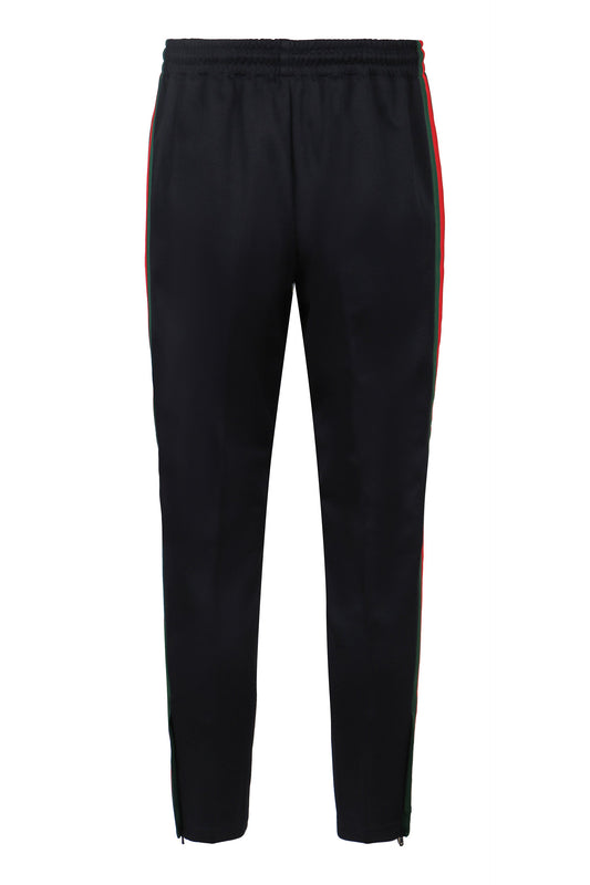 Sports pants in technical jersey with web tape RTW
