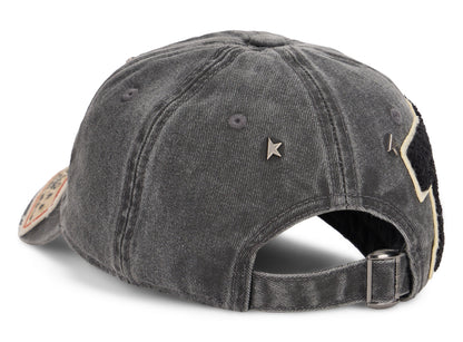 Cotton cap with curved visor ACC
