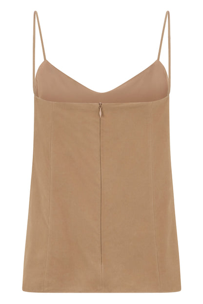 Silk top with thin straps RTW