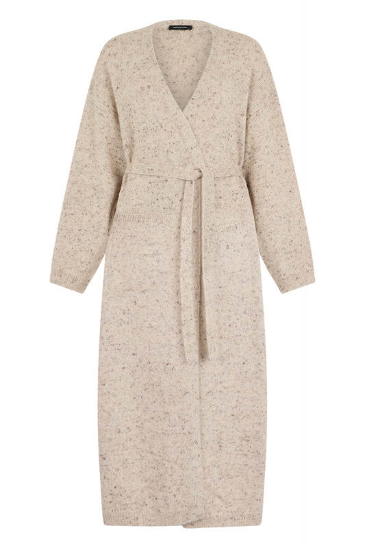 Long cardigan with belt ACC