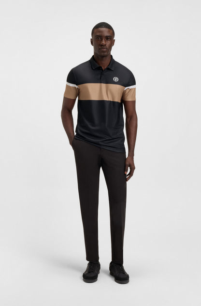 Short-sleeved polo in technical fabric RTW