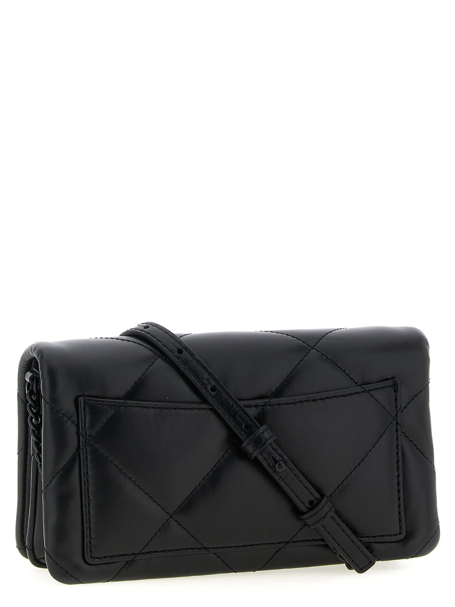 'Kira Diamond Quilt' wallet on chain Wallets, card holders