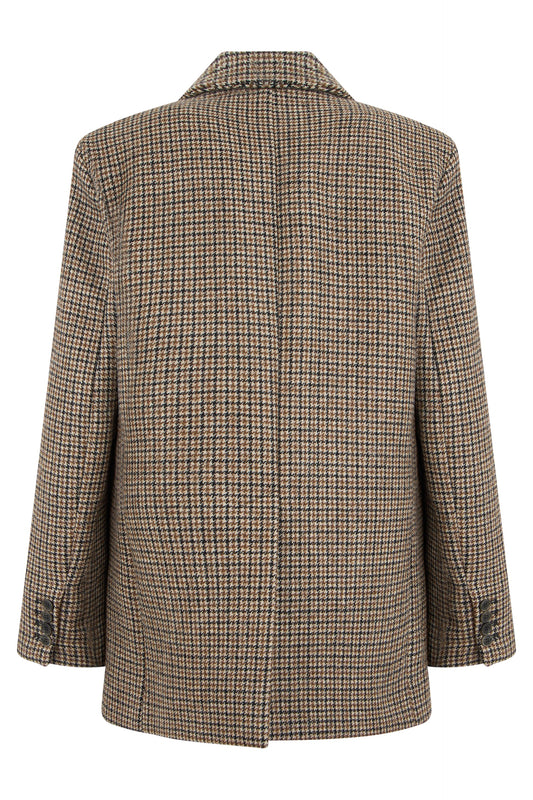 Wool blazer pied de poule RTW