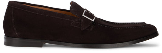 Suede loafers with buckle RTW