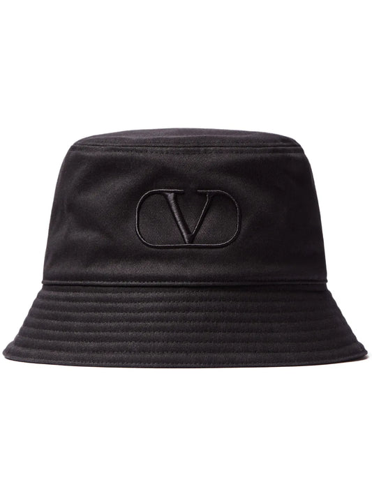 Valentino Garavani Hat made of mixed cotton with embroidery