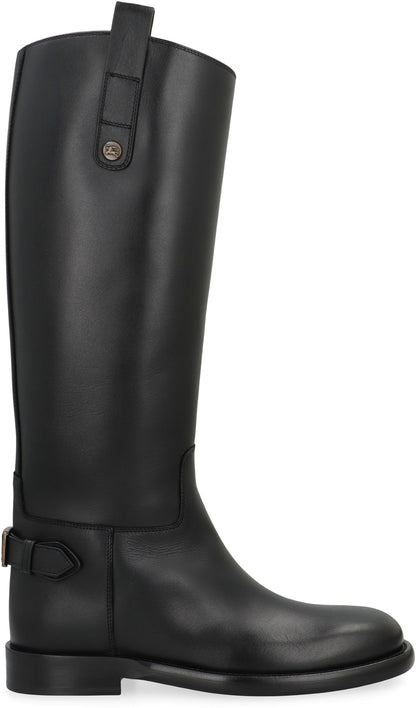 Burberry Cavalier boots in leather