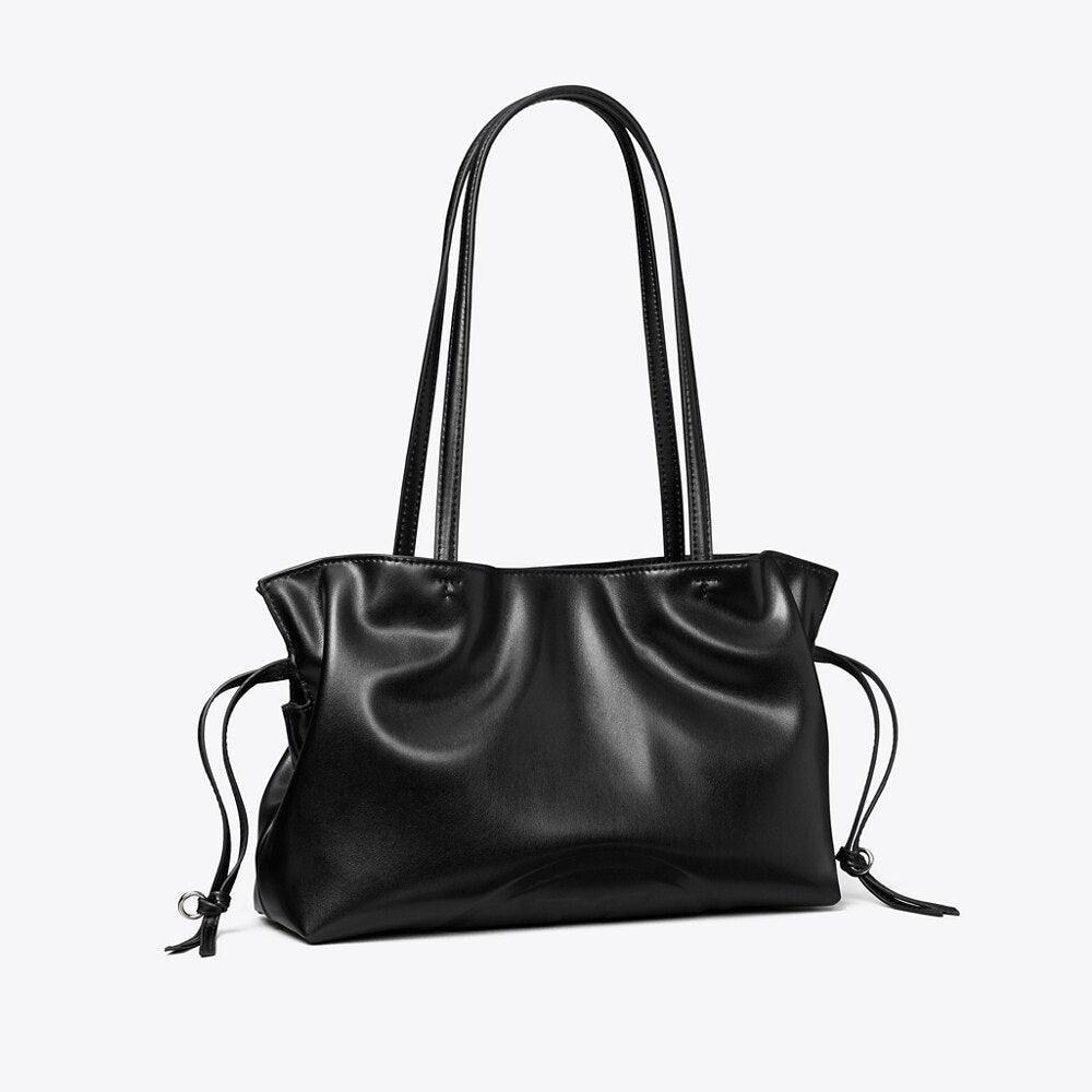 Tory Burch Ella recycled drawstring small tote