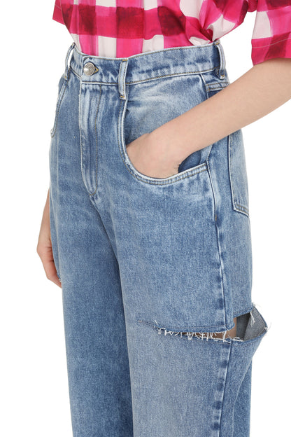 Maison Margiela High-waist wide-leg jeans