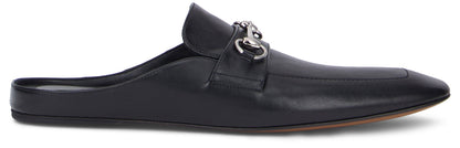 Slippers in leather with horsebit RTW
