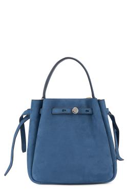 Tory Burch Elegant blue bag with details in laces