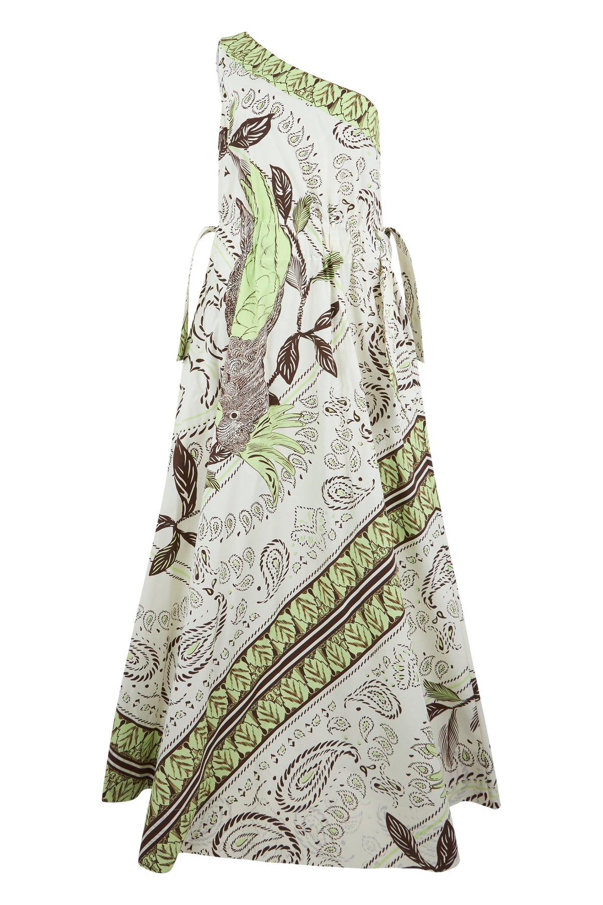 Tory Burch Printed belted cotton dress
