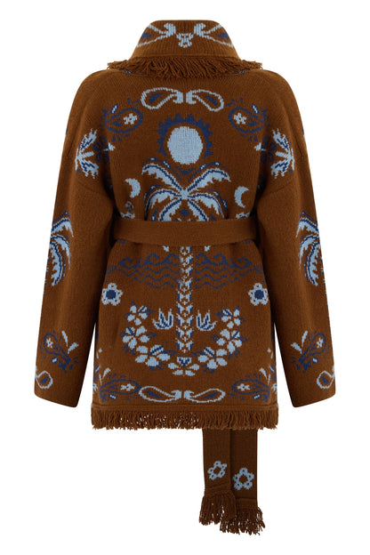Cardigan with belt ACC