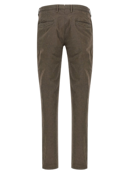 Micro check pants Pants