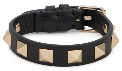 Valentino Garavani Rockstud bracelet in suede leather