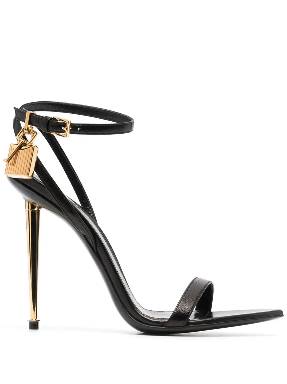 Tom Ford Elegant Sandal with High Heel and Ankle Strap