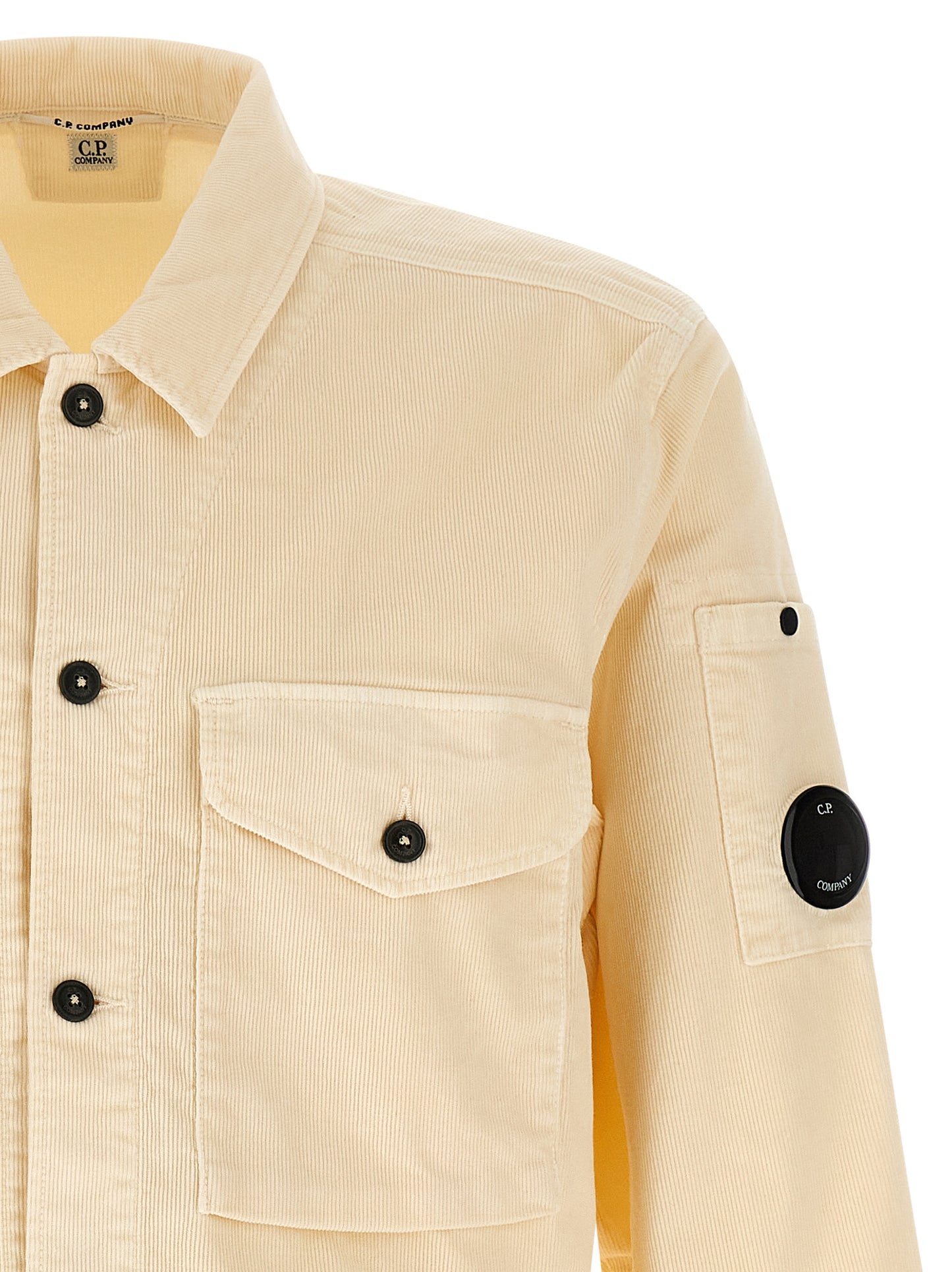 Ribbed velvet overshirt Shirt, blouse