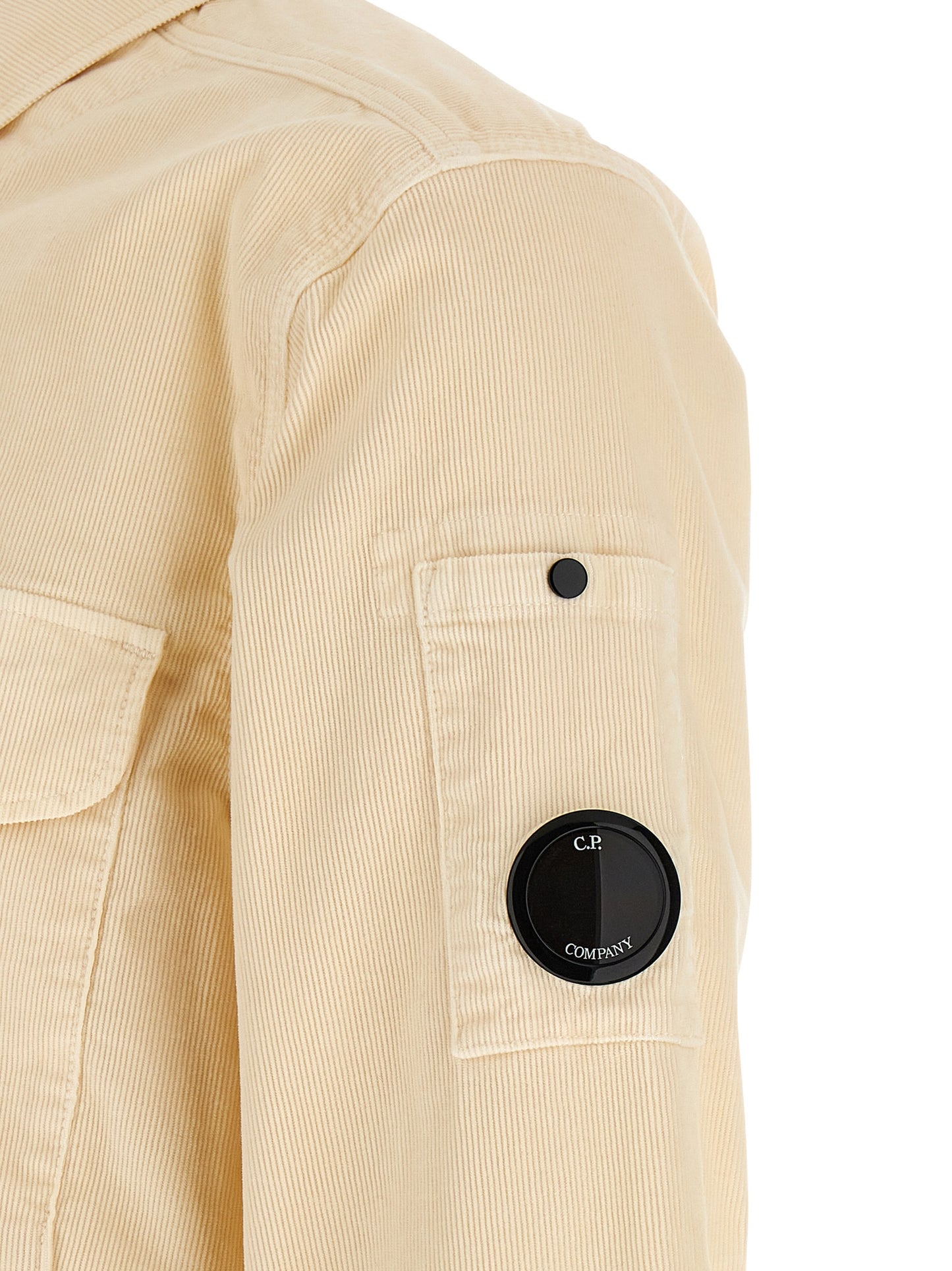 Ribbed velvet overshirt Shirt, blouse
