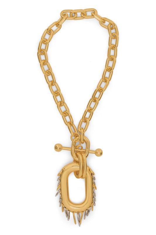 Rabanne Punk XL metal link necklace