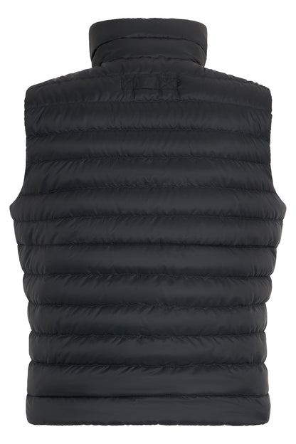 Padded vest with high collar RTW