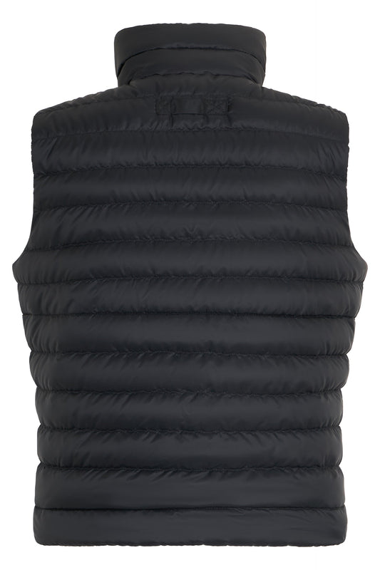 Padded vest with high collar RTW