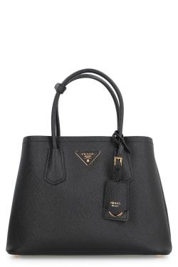 Prada Double medium Leather handbag