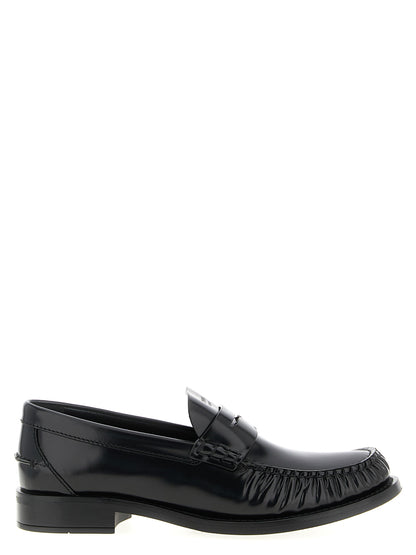 Brushed leather loafers Loafers
