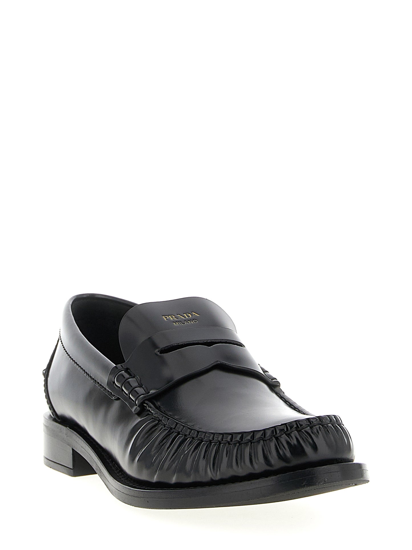 Brushed leather loafers Loafers