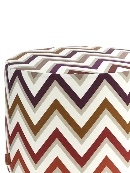 'Watamu' outdoor cylindrical pouf Decorative accessories