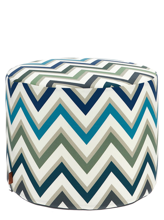 'Watamu' outdoor cylindrical pouf Decorative accessories
