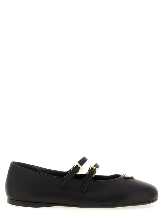 Double strap ballet flats Flat shoes